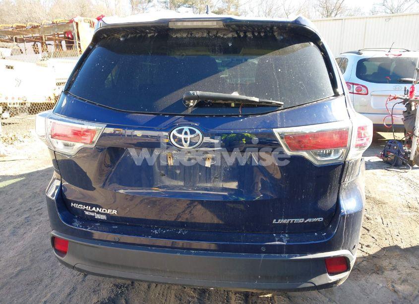 Photo 16 of 2016 Toyota Highlander LIMITED V6 (VIN 5TDDKRFH5GS306003)