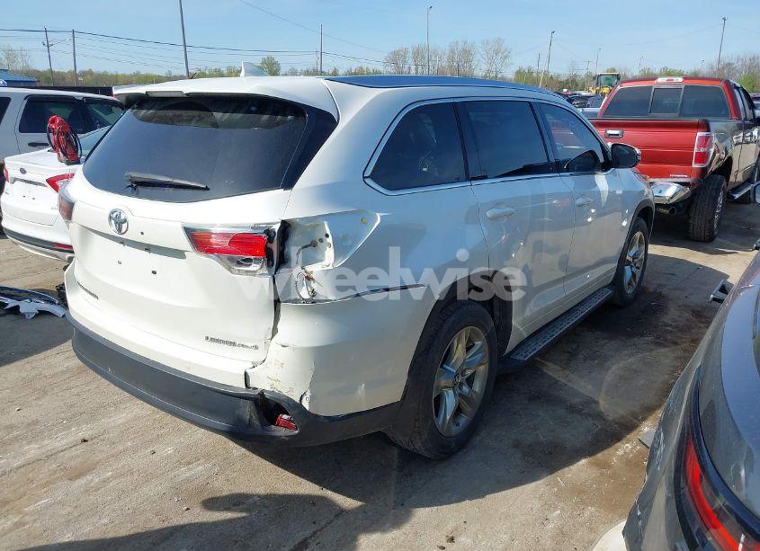 Photo 4 of 2016 Toyota Highlander LIMITED V6 (VIN 5TDDKRFH5GS337705)
