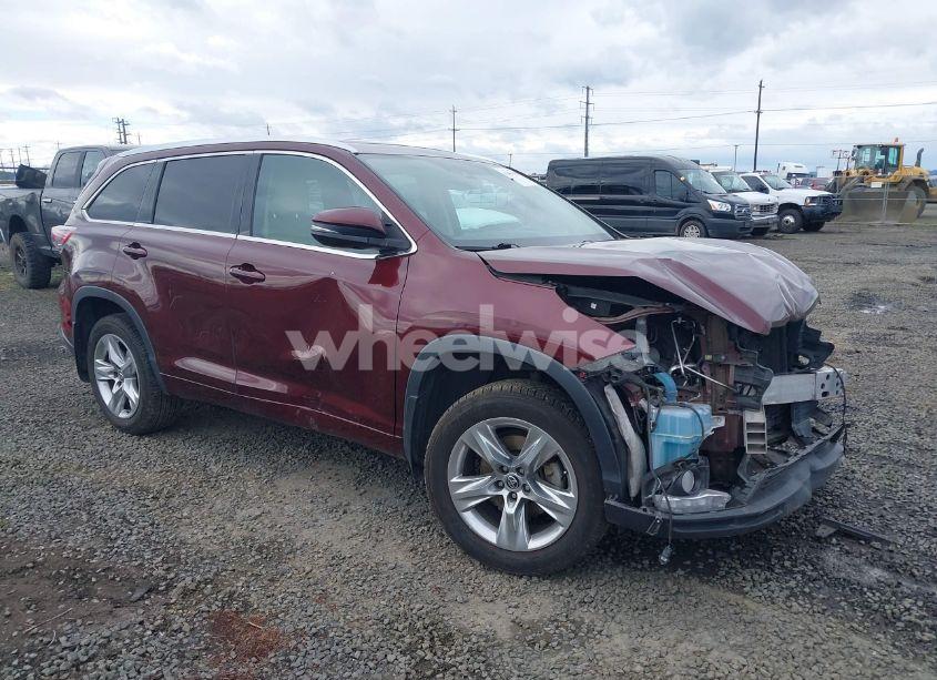 2016 Toyota Highlander LIMITED PLATINUM V6 (VIN 5TDDKRFH6GS269107) main photo