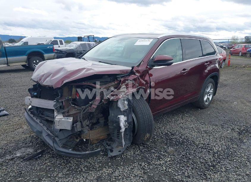 Photo 2 of 2016 Toyota Highlander LIMITED PLATINUM V6 (VIN 5TDDKRFH6GS269107)