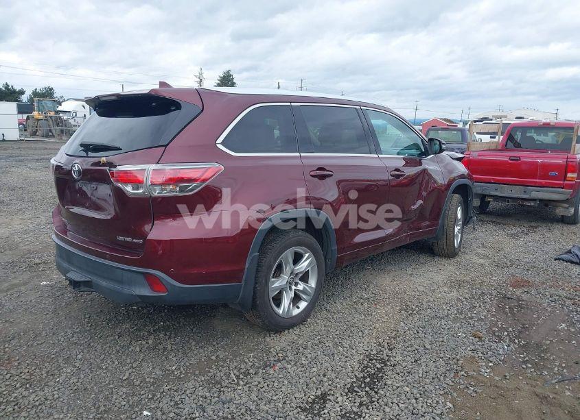 Photo 4 of 2016 Toyota Highlander LIMITED PLATINUM V6 (VIN 5TDDKRFH6GS269107)
