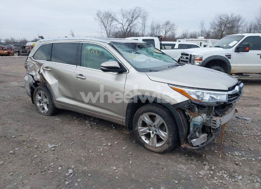 2014 Toyota Highlander LIMITED PLATINUM V6 (VIN 5TDDKRFH7ES005889) main photo