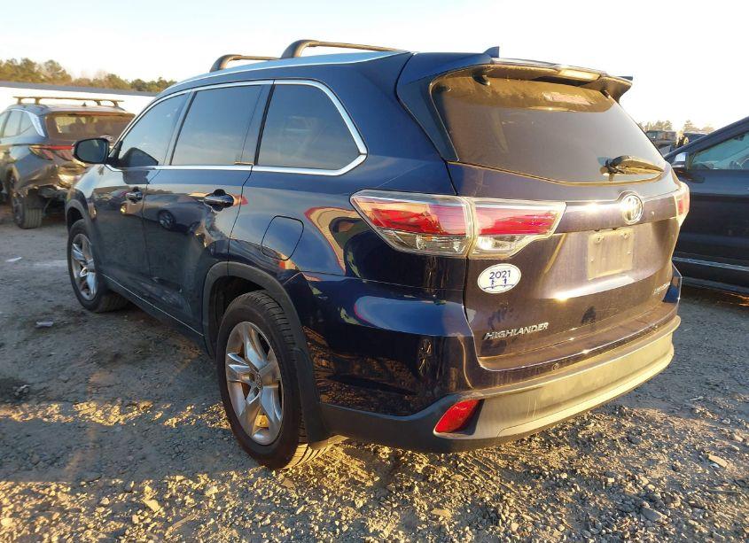 Photo 3 of 2016 Toyota Highlander LIMITED PLATINUM V6 (VIN 5TDDKRFH8GS275569)
