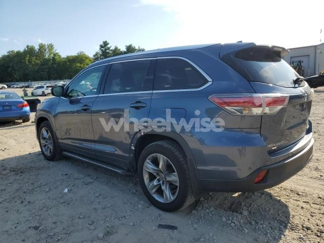 Photo 6 of 2015 TOYOTA HIGHLANDER LIMITED (VIN 5TDDKRFH9FS156962)