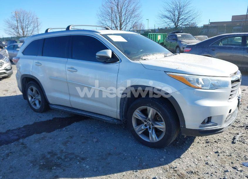 2016 Toyota Highlander LIMITED V6 (VIN 5TDDKRFH9GS262166) main photo