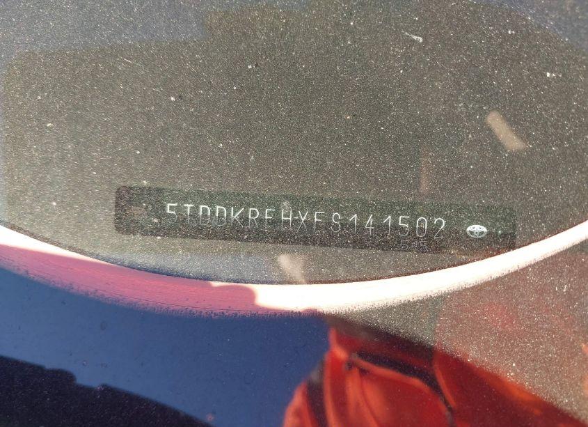 Photo 9 of 2015 Toyota Highlander LIMITED V6 (VIN 5TDDKRFHXFS141502)