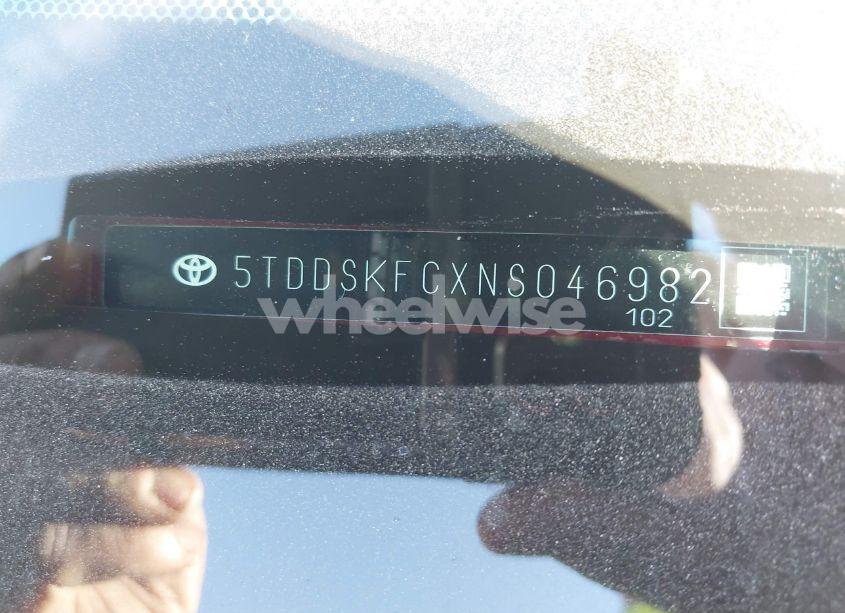 Photo 9 of 2022 Toyota Sienna XSE (VIN 5TDDSKFCXNS046982)