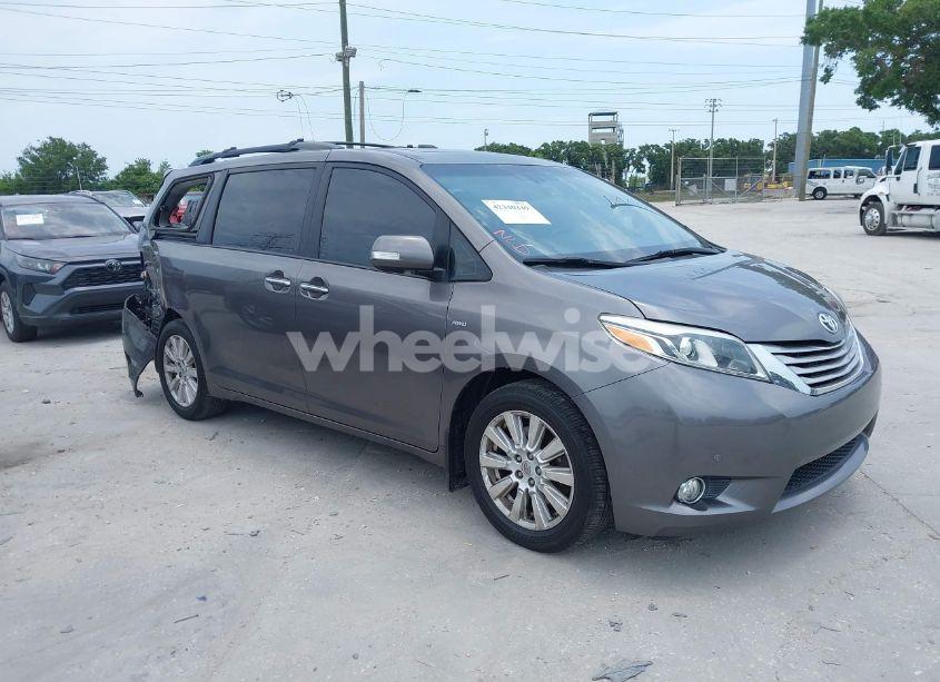 2017 Toyota Sienna LIMITED PREMIUM 7 PASSENGER (VIN 5TDDZ3DC6HS147381) main photo