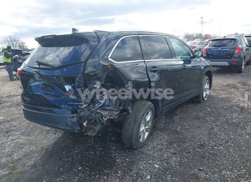Photo 4 of 2017 Toyota Highlander LIMITED (VIN 5TDDZRFH1HS448121)
