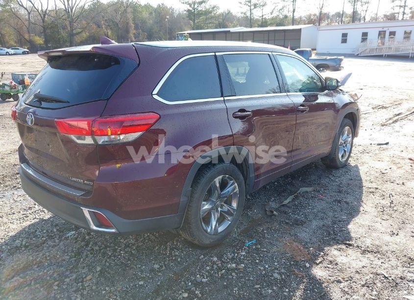 Photo 4 of 2019 Toyota Highlander LIMITED PLATINUM (VIN 5TDDZRFH1KS732243)