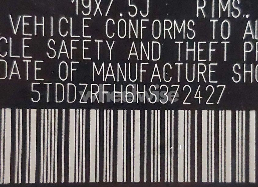 Photo 9 of 2017 Toyota Highlander LIMITED (VIN 5TDDZRFH6HS372427)