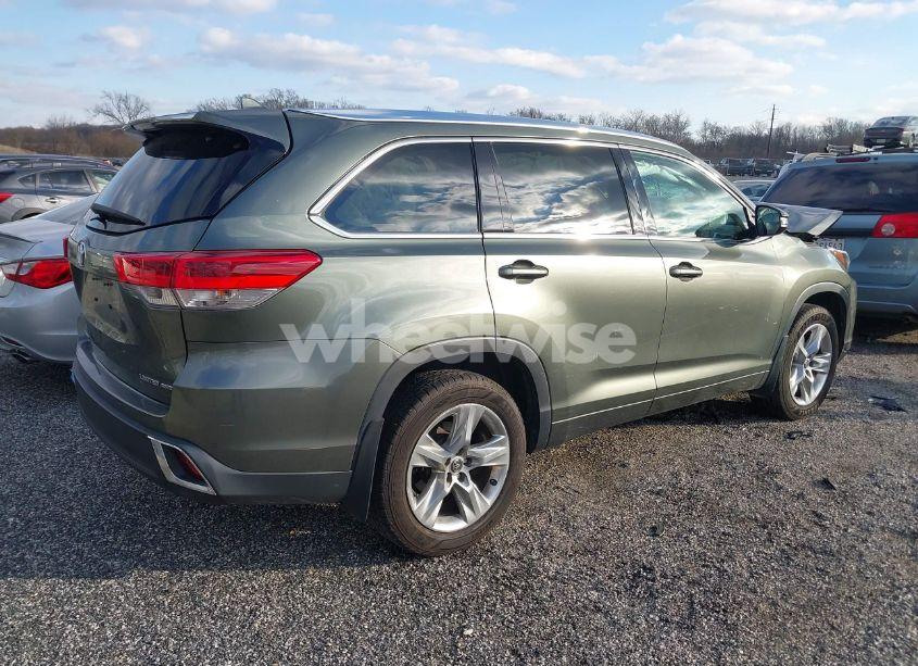 Photo 4 of 2017 Toyota Highlander LIMITED (VIN 5TDDZRFH9HS393708)