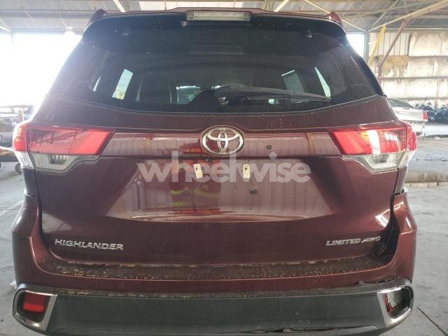 2019 TOYOTA HIGHLANDER LIMITED (VIN 5TDDZRFH9KS990414) main photo