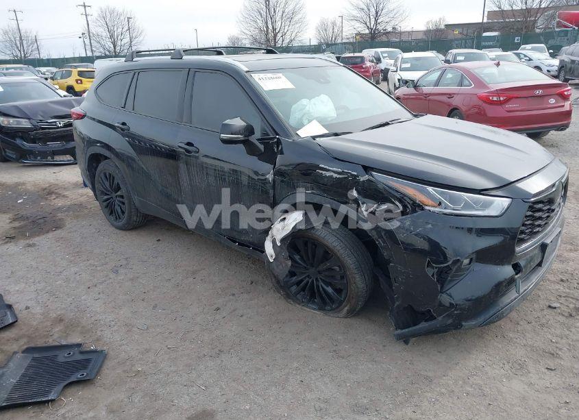 2021 Toyota Highlander HYBRID PLATINUM (VIN 5TDEBRCH0MS026008) main photo