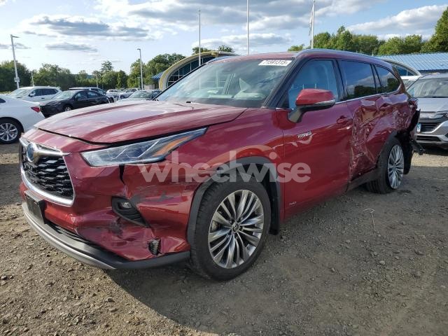 Photo 5 of 2020 TOYOTA HIGHLANDER HYBRID PLATINUM (VIN 5TDEBRCH8LS004207)