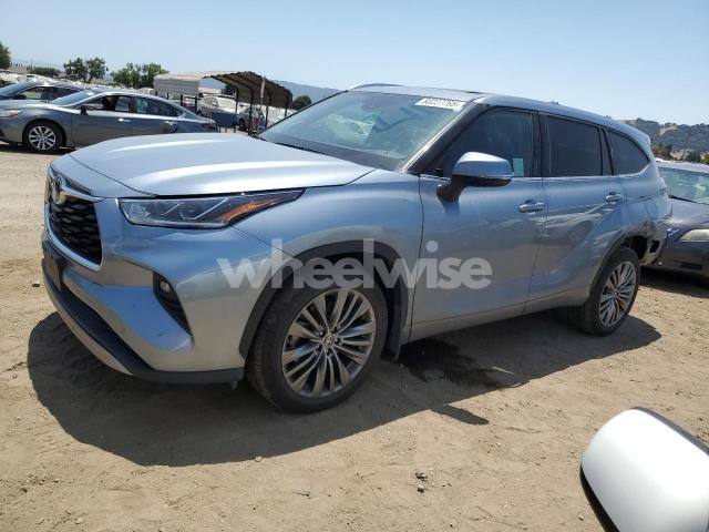 Photo 3 of 2021 TOYOTA HIGHLANDER PLATINUM (VIN 5TDFZRBH0MS119371)