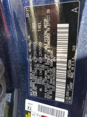 Photo 10 of 2021 TOYOTA HIGHLANDER PLATINUM (VIN 5TDFZRBH1MS099860)