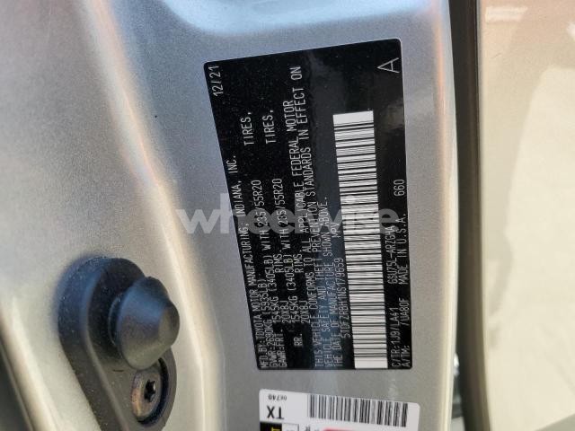 Photo 3 of 2022 TOYOTA HIGHLANDER PLATINUM (VIN 5TDFZRBH1NS179659)