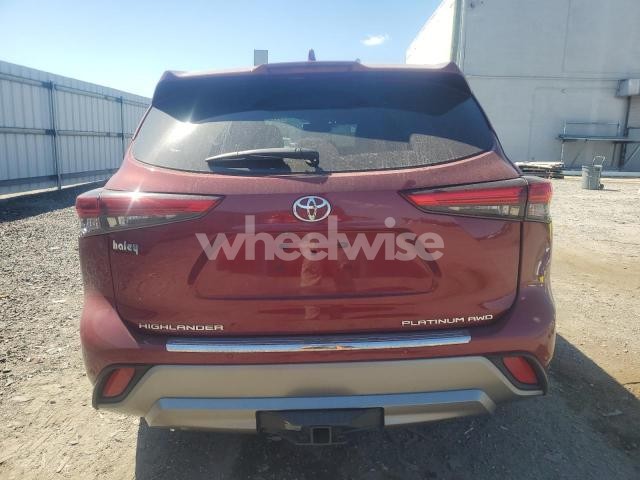 2022 TOYOTA HIGHLANDER PLATINUM (VIN 5TDFZRBH9NS221852) main photo