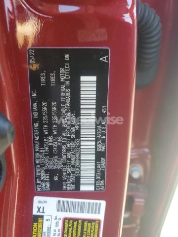 Photo 13 of 2022 TOYOTA HIGHLANDER PLATINUM (VIN 5TDFZRBH9NS221852)