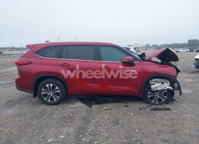 Photo 14 of 2021 Toyota Highlander HYBRID XLE (VIN 5TDGBRCH5MS533351)
