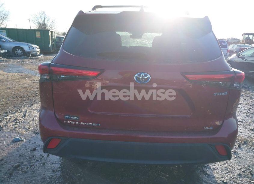 Photo 16 of 2021 Toyota Highlander HYBRID XLE (VIN 5TDGBRCH7MS064408)