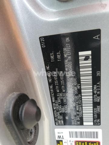 Photo 5 of 2020 TOYOTA HIGHLANDER XLE (VIN 5TDGZRAH1LS501784)