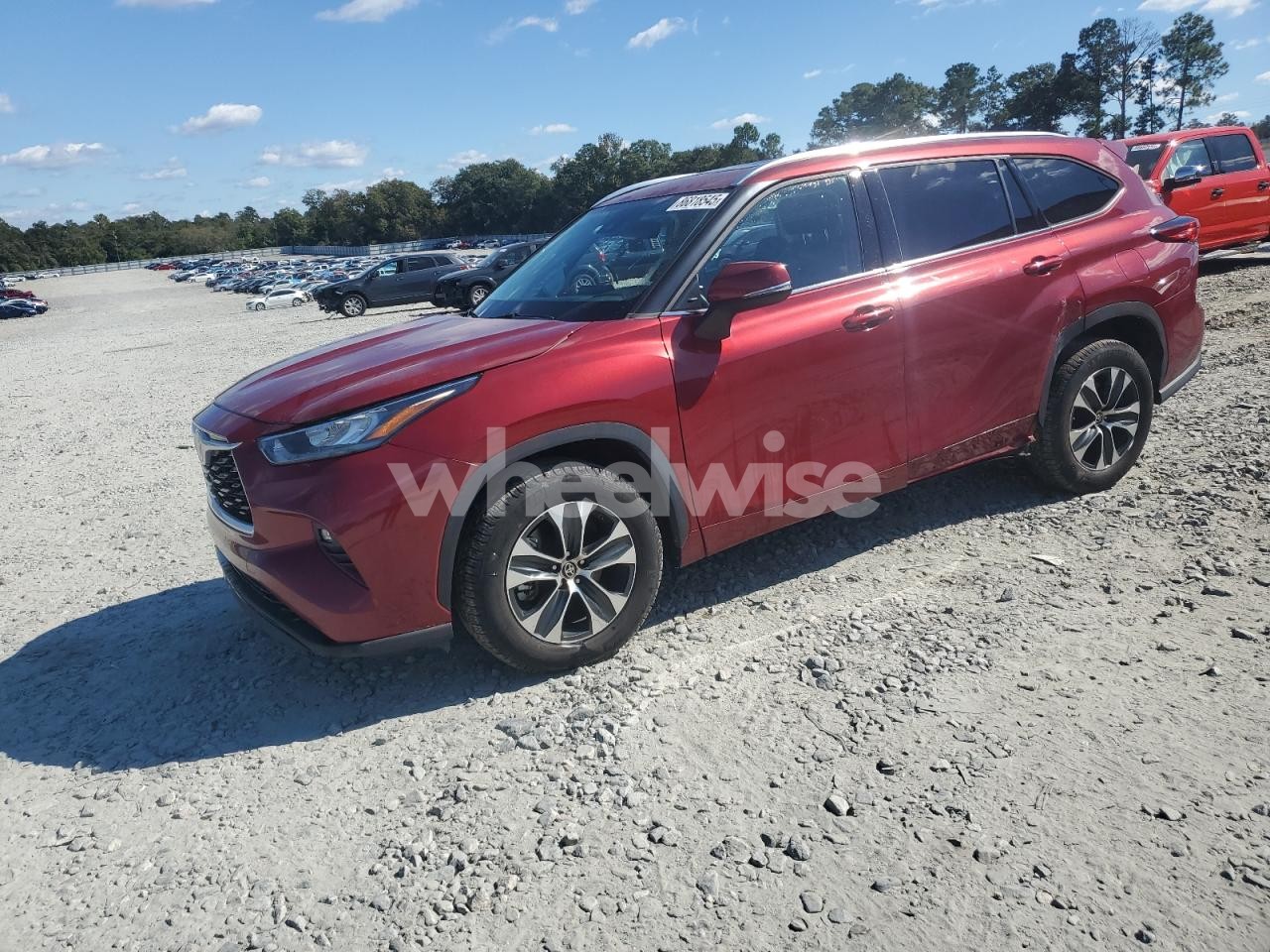 2020 TOYOTA HIGHLANDER XLE (VIN 5TDGZRAH2LS025335) main photo