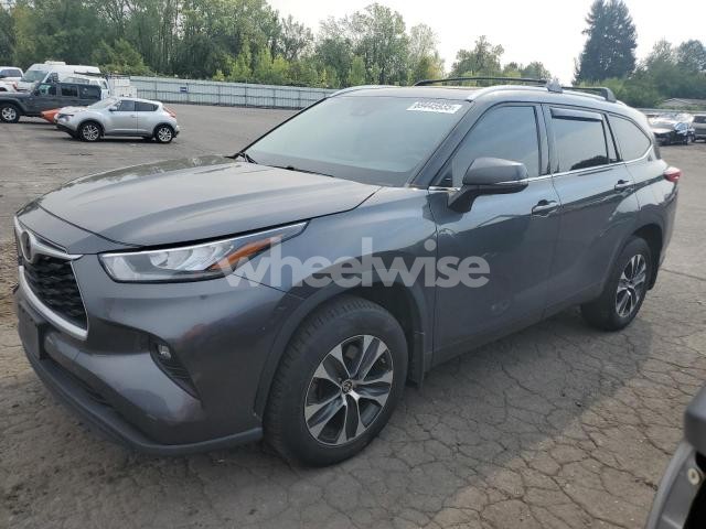 2020 TOYOTA HIGHLANDER XLE (VIN 5TDGZRBH1LS010274) main photo