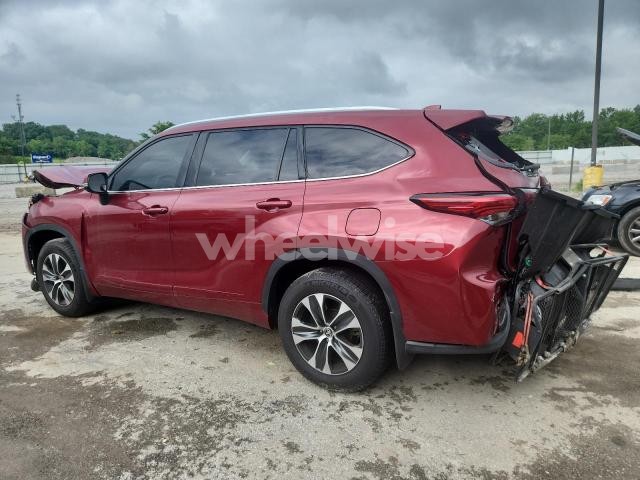 Photo 5 of 2020 TOYOTA HIGHLANDER XLE (VIN 5TDGZRBH8LS506687)