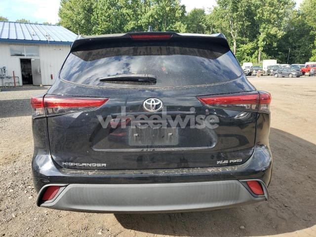 Photo 7 of 2020 TOYOTA HIGHLANDER XLE (VIN 5TDGZRBHXLS051261)