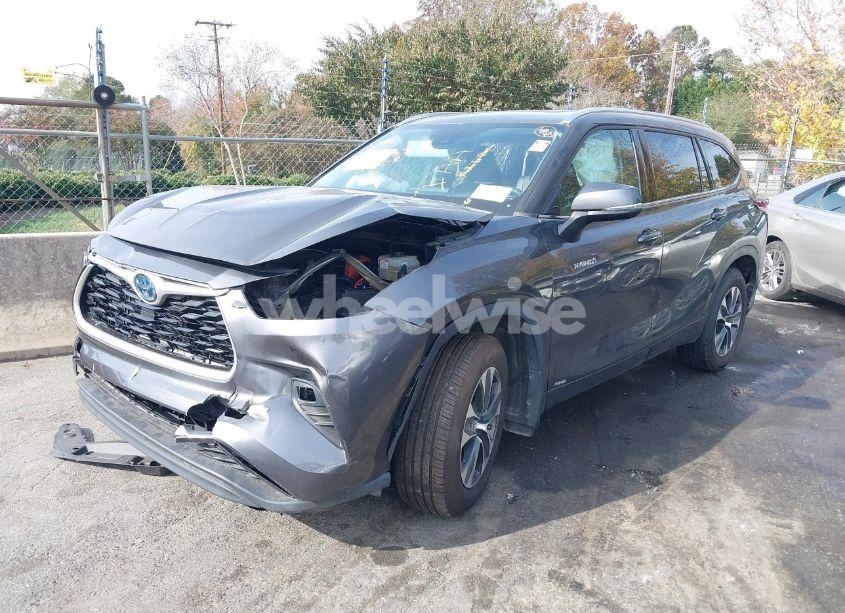 Photo 2 of 2020 Toyota Highlander HYBRID XLE (VIN 5TDHBRCH3LS513845)