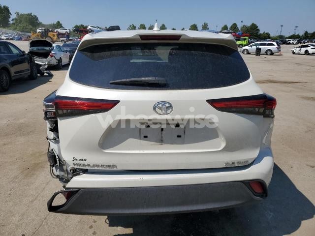 Photo 4 of 2021 TOYOTA HIGHLANDER XLE (VIN 5TDHZRBH1MS540296)