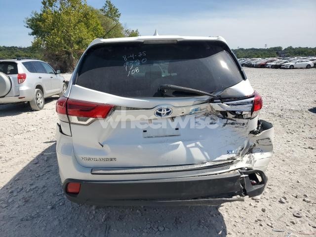 Photo 2 of 2017 TOYOTA HIGHLANDER HYBRID (VIN 5TDJGRFH1HS028335)