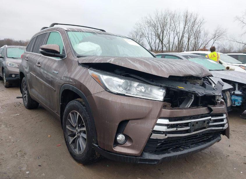 2017 Toyota Highlander HYBRID XLE (VIN 5TDJGRFH7HS035192) main photo