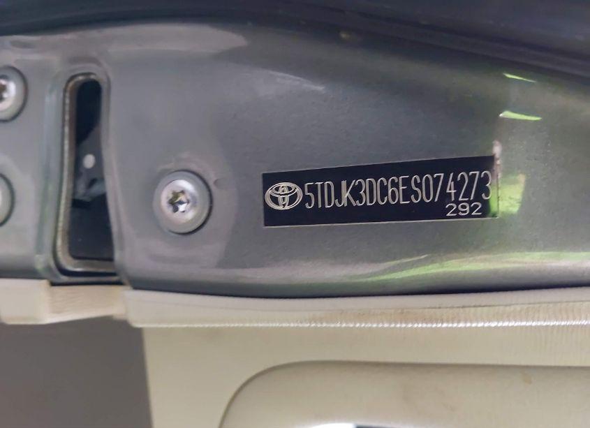 Photo 9 of 2014 Toyota Sienna LE 7 PASSENGER (VIN 5TDJK3DC6ES074273)