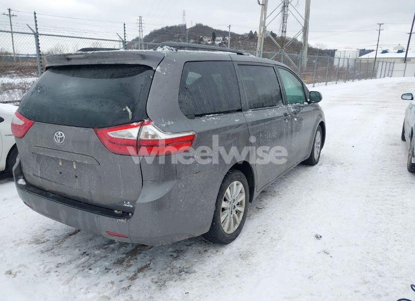 Photo 4 of 2015 Toyota Sienna LE 7 PASSENGER (VIN 5TDJK3DC8FS107789)
