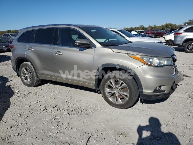 Photo 14 of 2015 TOYOTA HIGHLANDER XLE (VIN 5TDJKRFH0FS092961)