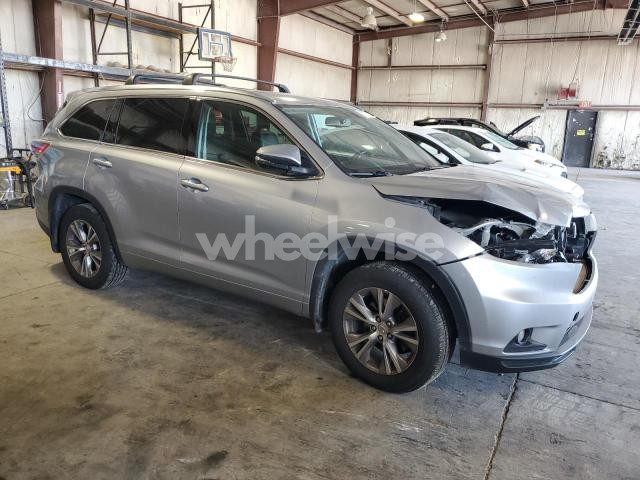 Photo 10 of 2015 TOYOTA HIGHLANDER XLE (VIN 5TDJKRFH0FS115588)