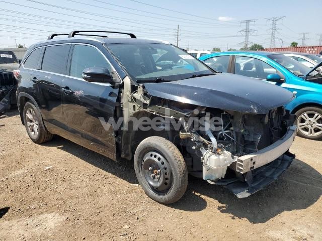2014 TOYOTA HIGHLANDER XLE (VIN 5TDJKRFH1ES055349) main photo