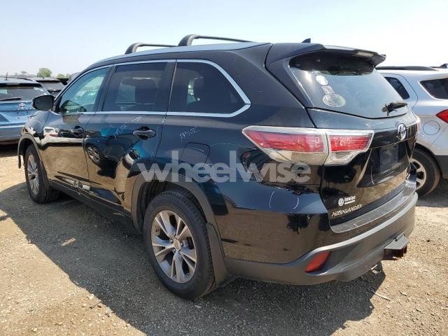 Photo 10 of 2014 TOYOTA HIGHLANDER XLE (VIN 5TDJKRFH1ES055349)