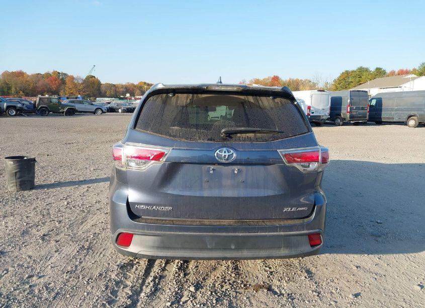 Photo 16 of 2015 Toyota Highlander XLE V6 (VIN 5TDJKRFH1FS175976)
