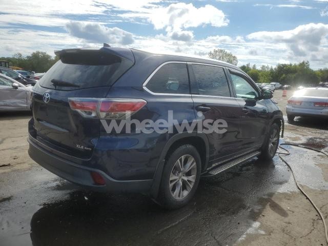 Photo 8 of 2015 TOYOTA HIGHLANDER XLE (VIN 5TDJKRFH2FS206264)