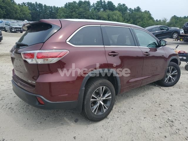 Photo 12 of 2016 TOYOTA HIGHLANDER XLE (VIN 5TDJKRFH3GS336586)