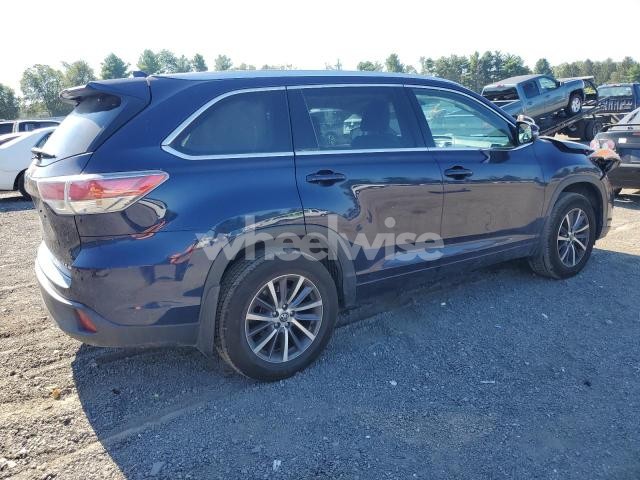 Photo 7 of 2014 TOYOTA HIGHLANDER XLE (VIN 5TDJKRFH4ES024449)