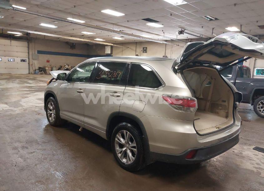 Photo 3 of 2015 Toyota Highlander XLE V6 (VIN 5TDJKRFH4FS096687)