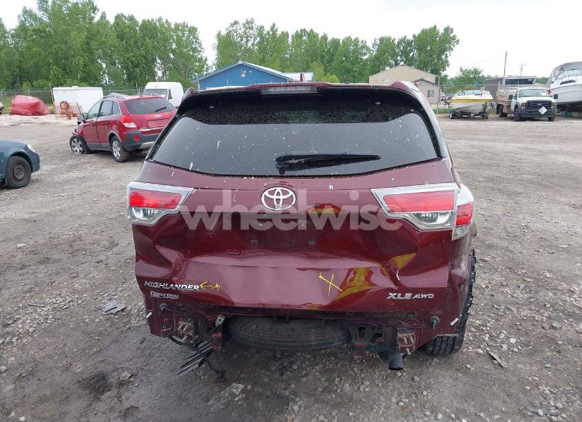 Photo 17 of 2016 Toyota Highlander XLE V6 (VIN 5TDJKRFH4GS290198)