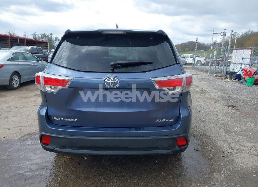 Photo 16 of 2015 Toyota Highlander XLE V6 (VIN 5TDJKRFH5FS080160)