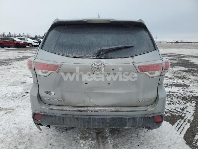Photo 6 of 2015 TOYOTA HIGHLANDER XLE (VIN 5TDJKRFH5FS224502)