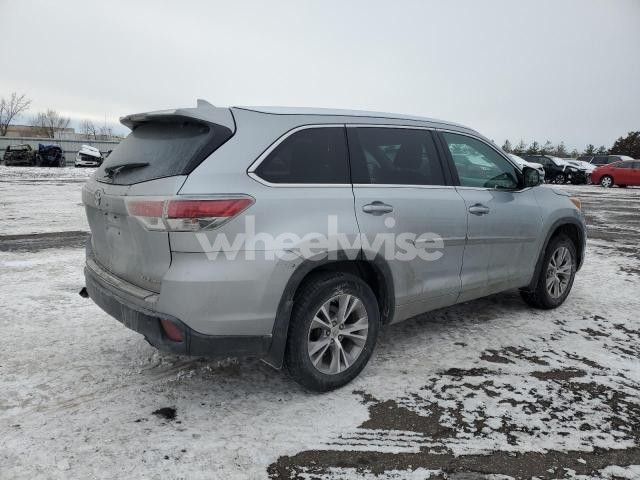 Photo 8 of 2015 TOYOTA HIGHLANDER XLE (VIN 5TDJKRFH5FS224502)